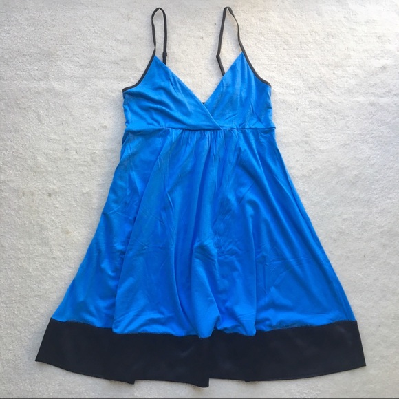 Satin Hemmed Dress - Picture 1 of 5